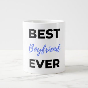 Best Boyfriend Ever Black Large Coffee Mug