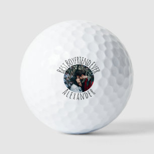 Best Boyfriend Ever Golfer Valentines Day Player Golf Balls