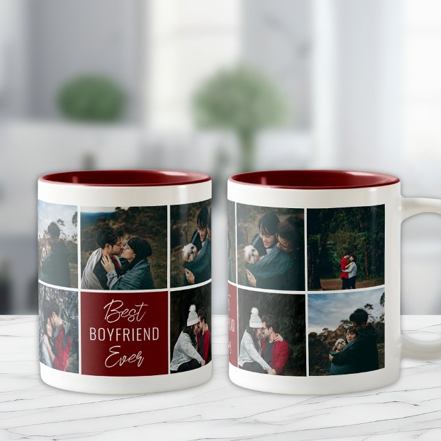Best Boyfriend Ever Personalised Photo Coffee Mug (Creator Uploaded)