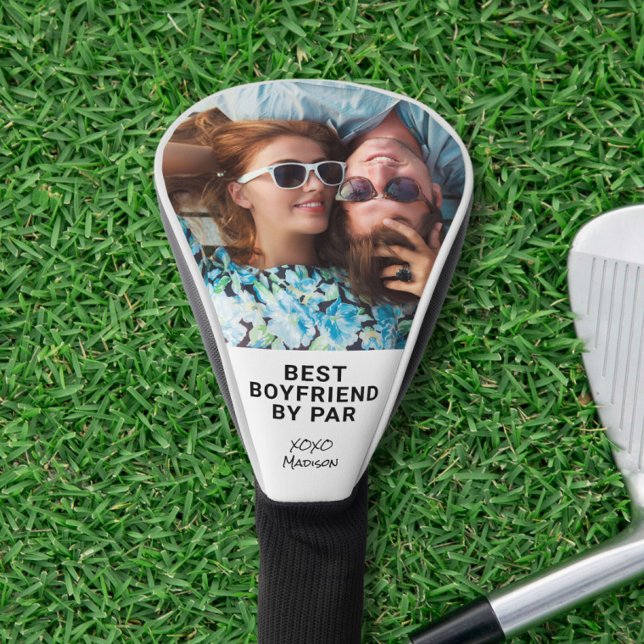 Best Boyfriend Photo Golf Head Cover (Creator Uploaded)