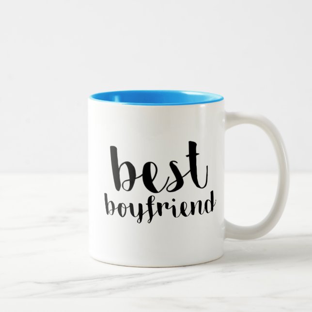 Best Boyfriend Two-Tone Coffee Mug (Right)