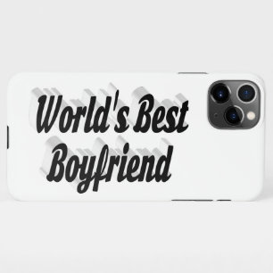 Best Boyfriend wth black text  iPhone case