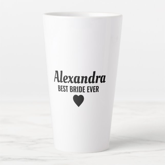 Best Bride Latte Mug (Front)