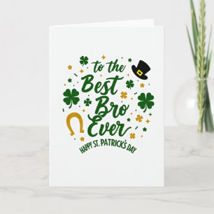 Best Bro St Patricks Day Card
