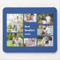 Best Brother Ever Blue Photo Collage