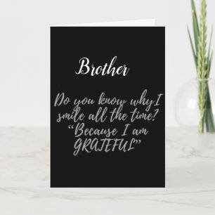 **BEST BROTHER EVER** HAPPY BIRTHDAY CARD