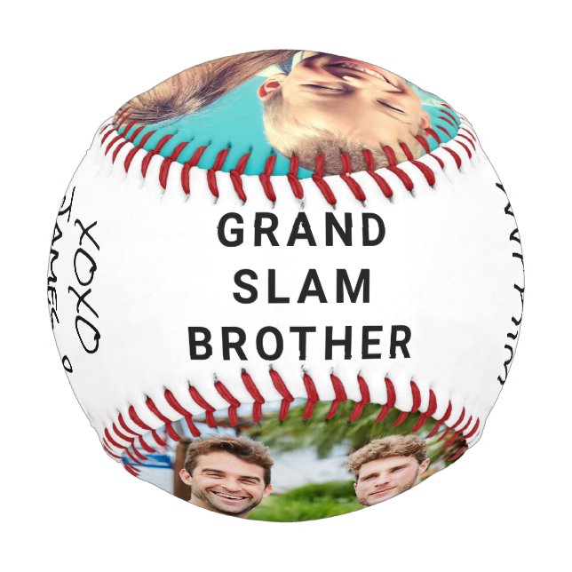 Best Brother Ever Photos Baseball (Back)