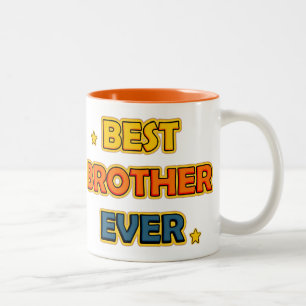 Best Brother ever Two-Tone Coffee Mug