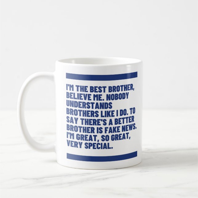Best Brother Gift Coffee Mug (Left)