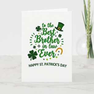 Best Brother In Law Ever Card