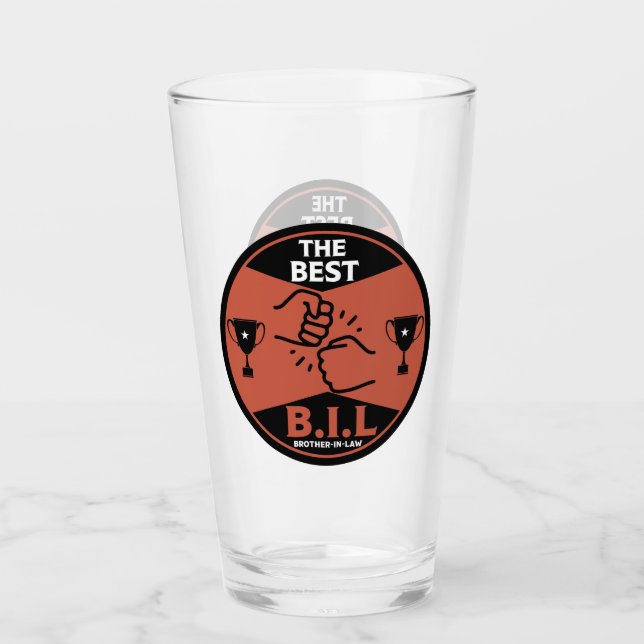Best Brother-In-Law Glass (Front)