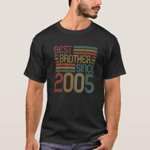 Best Brother Since 2005 Big Little Favorite Brothe T-Shirt