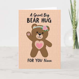 Best Brown Bear Mum Card