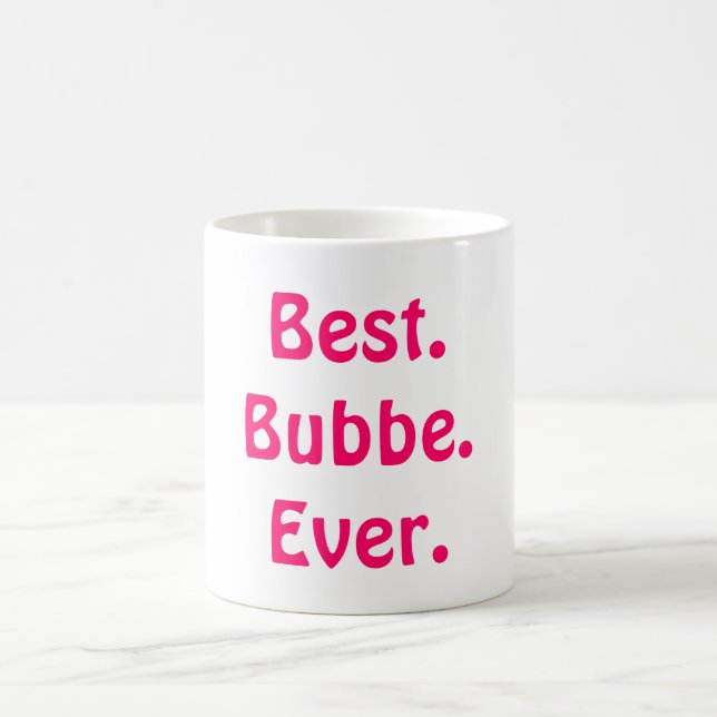 Best Bubbe Mug Perfect Gift for Jewish Grandma Mum (Center)