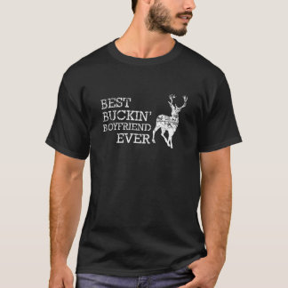 Best Buckin Boyfriend Ever Shirt Funny Deer Huntin