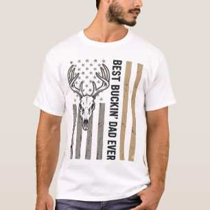 Best Buckin Dad Deer Hunting Vintage Shirt Design_