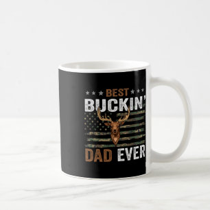 Best Buckin' Dad Ever Camo Flag Apparel For Daddy Coffee Mug