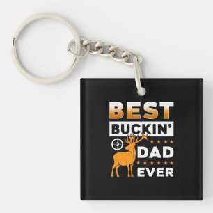 Best Buckin Dad Ever Key Ring