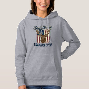 Best Buckin Grandpa Ever Deer Hunting Shirt Design