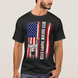Best Buckin' Pappy Ever Deer Hunting Bucking T-Shirt
