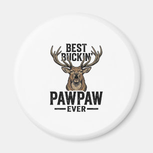 Best Buckin Pawpaw Vintage Deer Hunting Shirt_1 Magnet