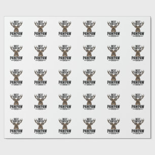 Best Buckin Pawpaw Vintage Deer Hunting Shirt_1 Wrapping Paper