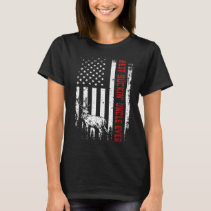 Best Buckin Uncle Ever  Deer Hunting Fathers Day T-Shirt