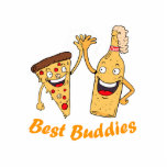 Best Buddies Pizza and Beer Standing Photo Sculpture<br><div class="desc">Best Buddies Pizza and Beer</div>