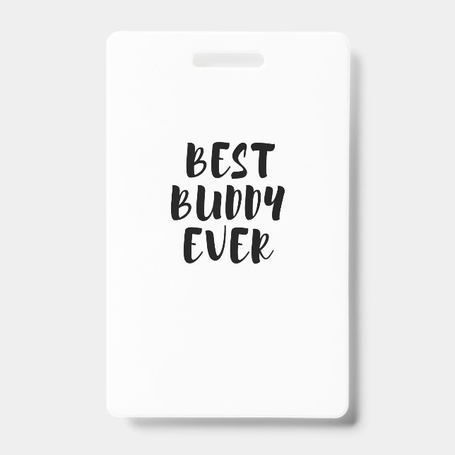 best Buddy ID Badge (Front)