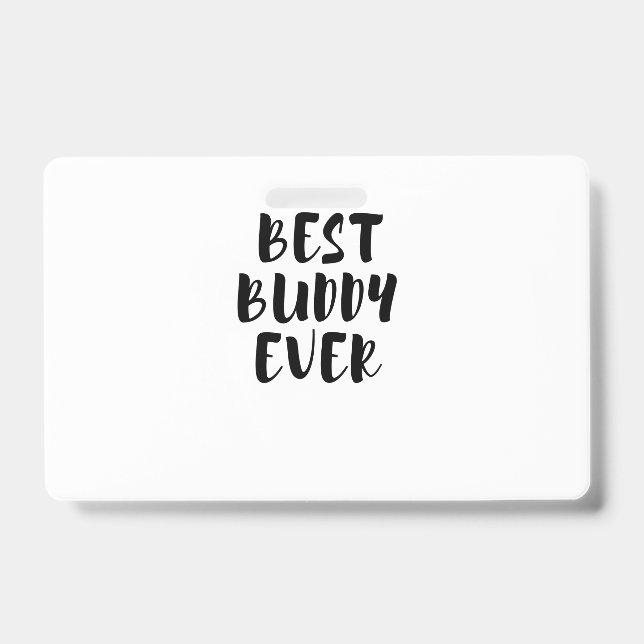 best Buddy ID Badge (Front)