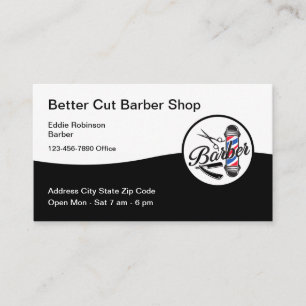 Best Budget Barber Shop Business Cards