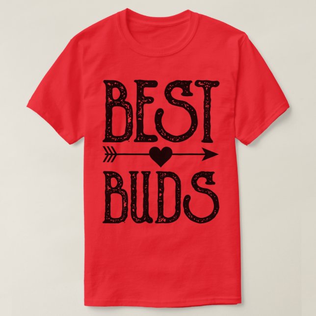 Best Buds Best Friends Matching BFF Friendship Men T-Shirt (Design Front)