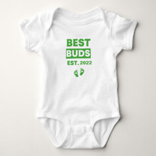 Best Buds Est. Custom Baby Buds Est. 20xx Baby Bodysuit