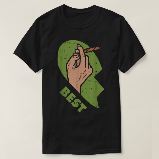 Best Buds Weed Matching Couple  Joint Stoner Frien T-Shirt (Design Front)