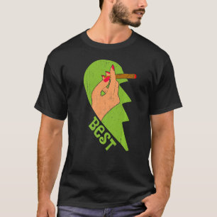 Best Buds Weed Valentine's Day Couple Joint Stoner T-Shirt