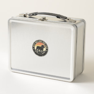 Best Bulldog Dad Ever Vintage Dog Lover Shirt (2)_ Metal Lunch Box
