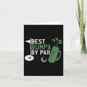 Best Bumpa By Par Golf Lover Fathers Day Card