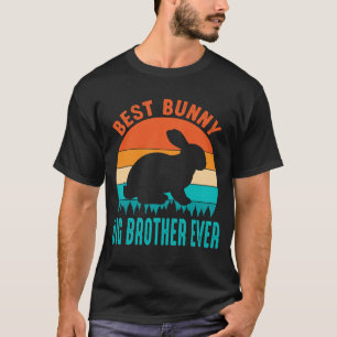 Best Bunny BIG BROTHER EVER Vintage Father's Day T-Shirt