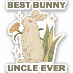 Best Bunny Uncle Ever Family Party Birthday Gifts