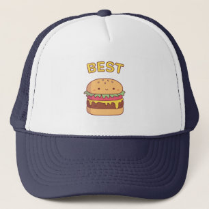 Best Burger Cute Best Friend Matching Trucker Hat