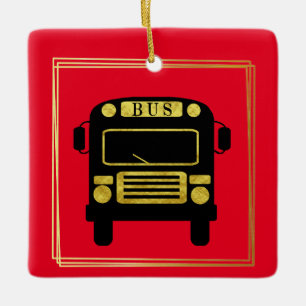 Best Bus Driver Christmas Ornament