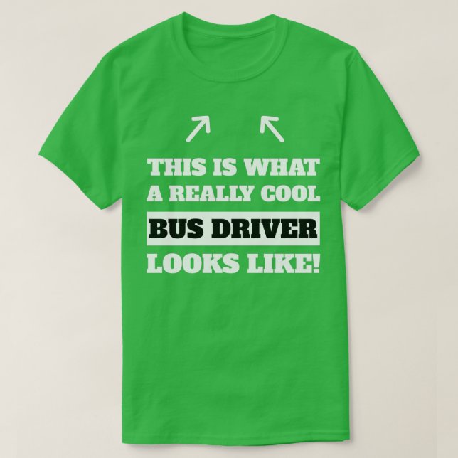 Best Bus Driver Driving Great Gift Idea Christmas T-Shirt (Design Front)