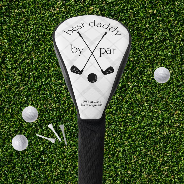 Best By Par Gift for Him Golf Head Cover (Best by Par Golf Driver Head Cover. Perfect gift for Birthday, Retirement or Father's Day!)