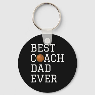 Best Bysketbyll Coach Dad Ever Coaching Fathers Gi Key Ring
