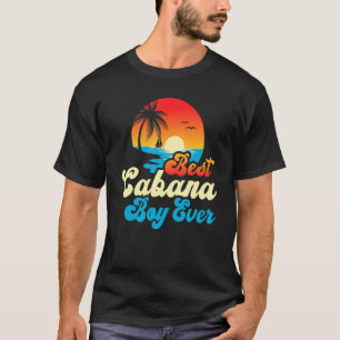 Best Cabana Boy Ever Sunset Palm Trees   5 T-Shirt