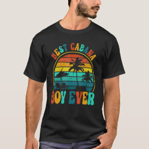 Best Cabana Boy Ever Sunset Palm Trees     T-Shirt