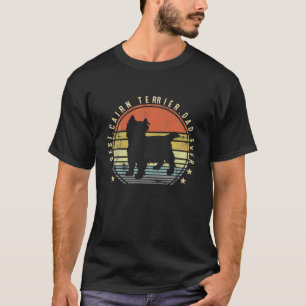 Best Cairn Terrier Dad Ever Daddy Gifts Dog Lover T-Shirt