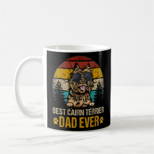 Best Cairn Terrier Dad Ever Vintage Dog  Coffee Mug