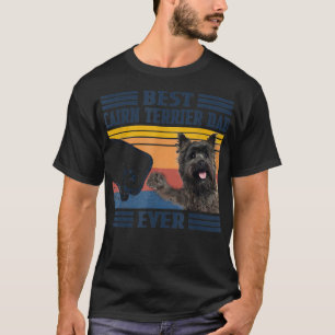 Best Cairn Terrier Dad Ever Vintage Father Day T-Shirt