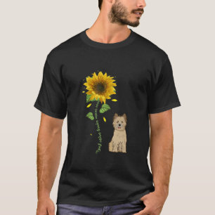 Best Cairn Terrier Mum Ever Sunflower Gift T-Shirt